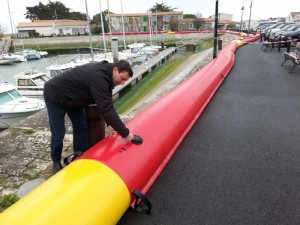 boudin anti inondation à l'Ile de Ré par RCY